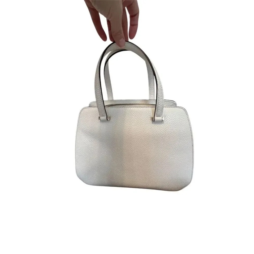 Kate Spade Cream Boxwood Road Aubrey Satchel Bag w/ Dust Bag